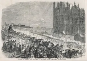 Houses Prints: Arrival of Bell / 1858