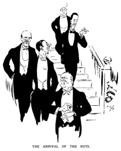 Clubs Prints: The arrival of the nuts at Murrays Club, 1914