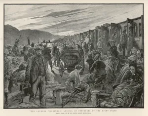 Carried Prints: Arriving at Lourdes