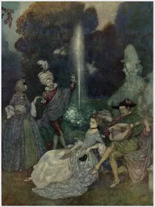 18th Prints: The art of Edmund Dulac, Clair de Lune