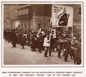 John Prints: Art students protest about Lord Leverhulme