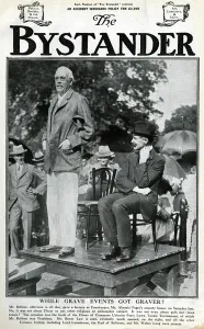 Smiling Prints: Arthur Balfour, British politician, giving a talk