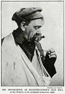 Theatrical Prints: Arthur Bourchier as Old Bill, Bruce Bairnsfather, WW1