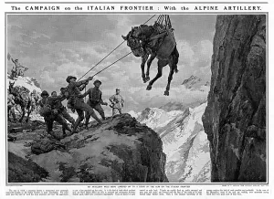 Terrain Prints: Artillery mule on Italian frontier