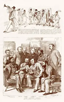 1881 Prints: Some of the artist in the early Graphic newspaper that produce the thousands of sketches