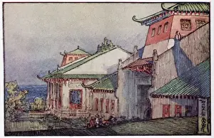 Exhibition Prints: Artists impress of the Hong Kong section of the British Empire Exhibition at Wembley in