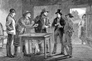 Door Way Prints: An Artists Notes in California. Three Card Monte Sharps