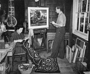 1955 Prints: Artists Village Show at Great Bardfield, Essex