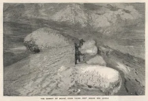 Climbing Prints: Ascent of Mt. Cook 1882