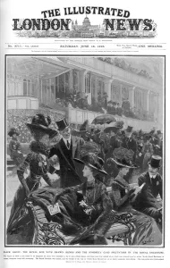 Racegoers Prints: ASCOT 1910