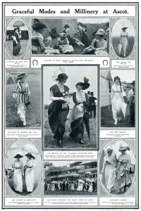 Hobble Prints: Ascot Fashions 1913