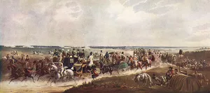 Coaches Prints: Ascot Meeting in early Victorian age