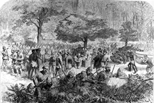 Fought Prints: The Ashanti War (1873-74) - British headquarters at Amoaful