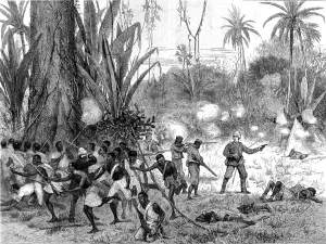 Fought Prints: The Ashanti War (1873-74) - a bush fight