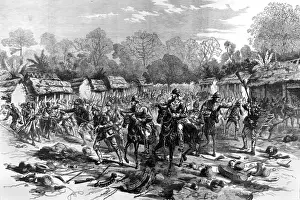 Fought Prints: The Ashanti War (1873-74) - Sir Wolseley entering Kumasi