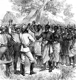 Fought Prints: The Ashanti War (1873-74) - Special Artist and native chief