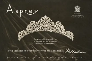Tiaras Prints: Asprey advertisement, 1953