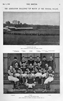 West Prints: Association Challenge Cup match at the Crystal Palace 1895