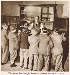 Young Prints: The Astley Institute for potential jockeys run by R. Taylor