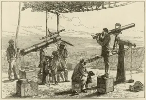 Cases Prints: The astronomers waiting for the eclipse