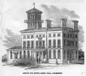 Exterior Prints: Asylum for idiots, Essex Hall, Colchester