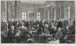 Pall Prints: The Athenaeum Club on ballot day