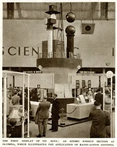 Science Prints: Atomic energy stand at British Industries Fair 1949