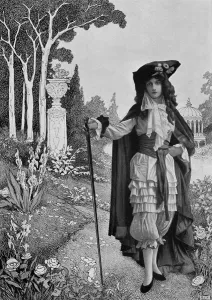 Mademoiselle Prints: Aubrey Beardsley fancy dress at Artists Costume Ball