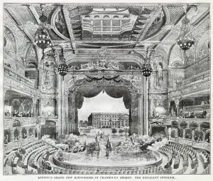 Interior Prints: Auditorium of the new London Hippodrome