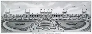 Exterior Prints: On August 4th and 5th 1910 there was a big fire starting at central gallery