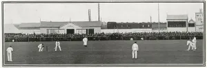 1902 Prints: Australia beating England at cricket by three runs