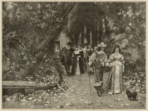 Leaves Prints: Autumn Leaves : Taking a Walk in the Gardens