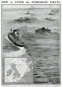 Pirate Prints: How to avoid the submarine pirate by G. H. Davis