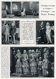 Jean Prints: Baba D Erlanger weds Prince Faucigny Lucinge et Coligne