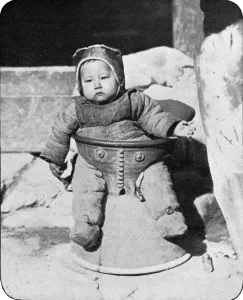 Infants Prints: A Babys Chair in Henan, China