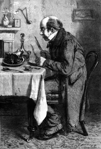 1865 Prints: The bachelors Christmas dinner