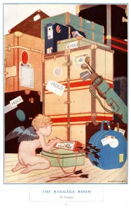 Baggage Prints: The Baggage Room by Longley