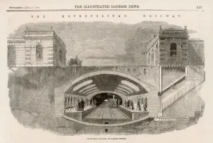Under Ground Prints: Baker Street Station Cross-section