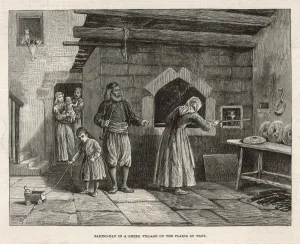 Troy Prints: Baking / Greece / 1878