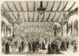 Ball Room Prints: Ball for British Royals