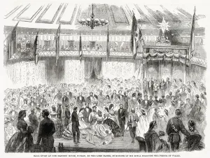 1861 Prints: Ball given at the Mansion House, Dublin, by the Lord Mayor