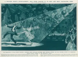 Leonora Prints: Ball-room dancing at the Piccadilly Hotel, London