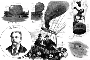 1881 Prints: The Balloon Societys Garden Party, 1881