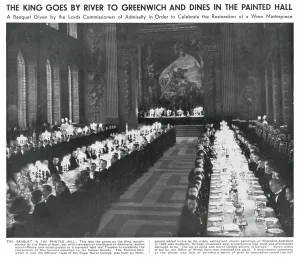 College Prints: Banquet in the Painted Hall, Greenwich