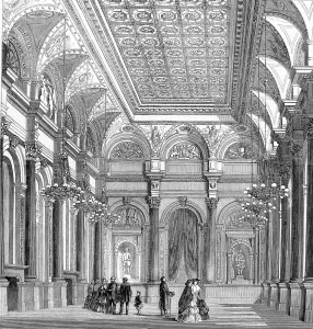Company Prints: The Banqueting Hall of the Clothworkers Company, 1859