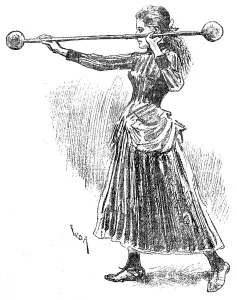 Institute Prints: Bar-bell exercise at a Gymnasium, London, 1888