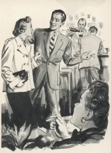 Companion Prints: Bar scene