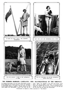 Jun17 Prints: Barbara Cartland in the Orkneys
