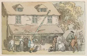 Customers Prints: Barbers / Rowlandson
