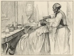 Shop Prints: At the barbers shop